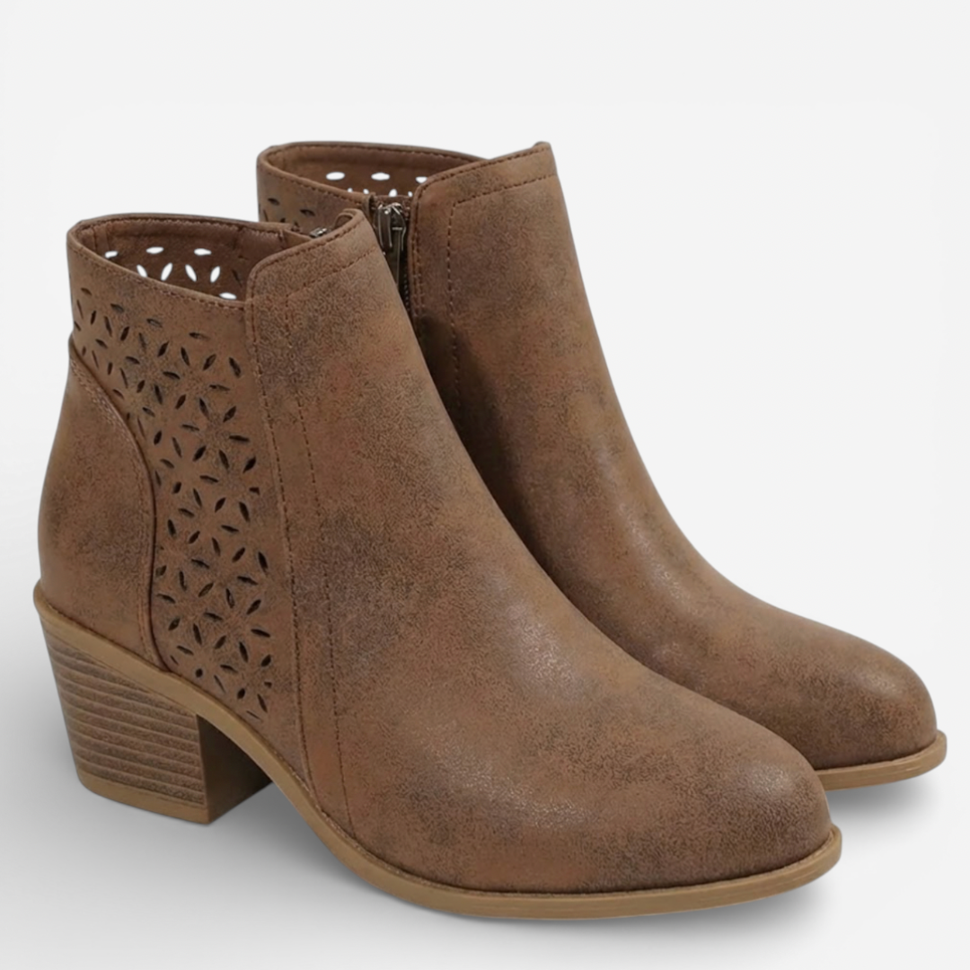 Low Heel Ankle Boots for Women