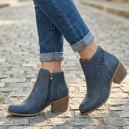 Low Heel Ankle Boots for Women