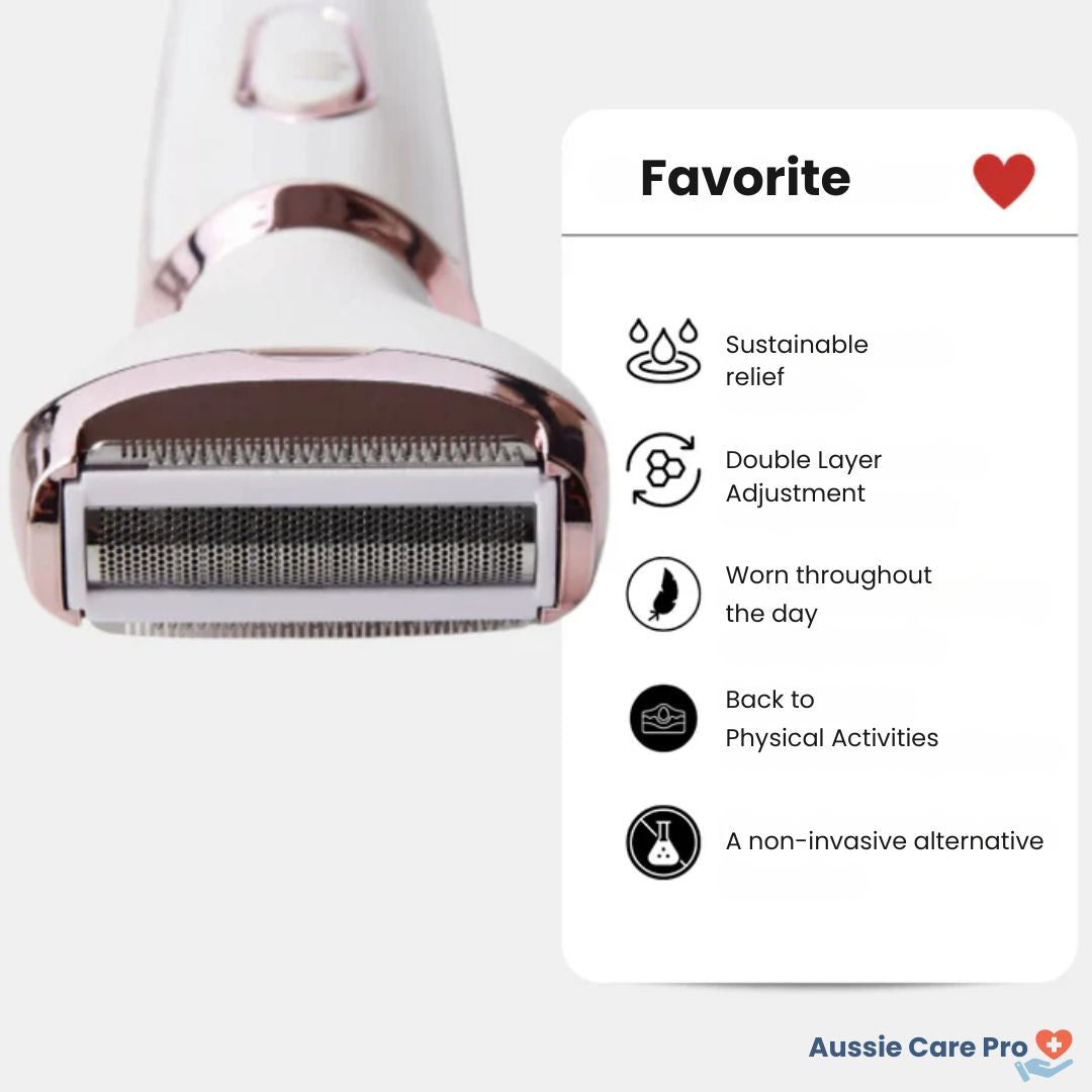 Easy 4-in-1 Epilator for Smooth Body Hair Removal