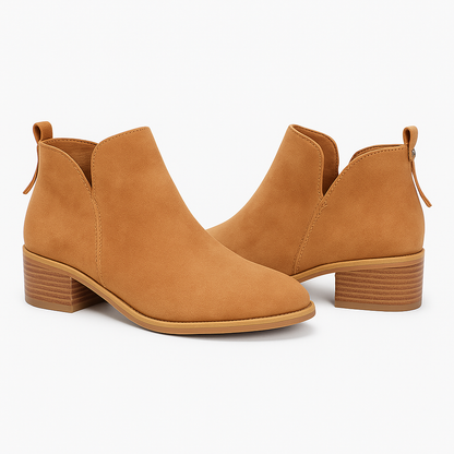 Ladies Soft Leather Ankle Boots