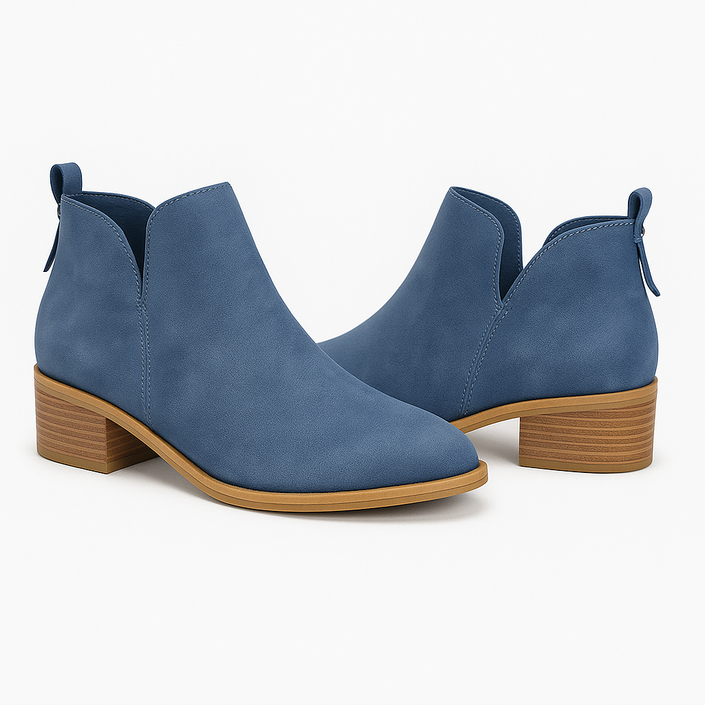 Ladies Soft Leather Ankle Boots