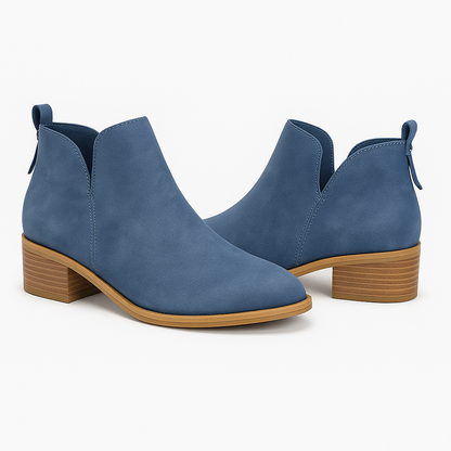 Ladies Soft Leather Ankle Boots
