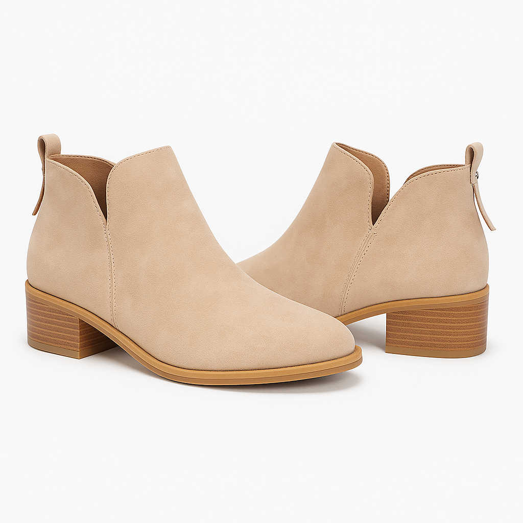 Ladies Soft Leather Ankle Boots