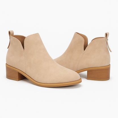 Ladies Soft Leather Ankle Boots