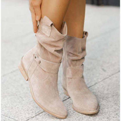 Elegant Ankle Boots with Zipper | Ladies Boots