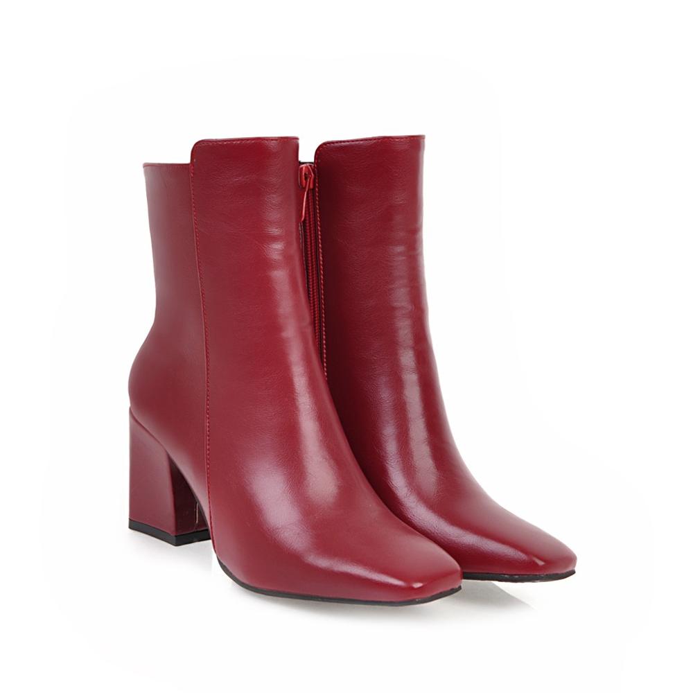 Classic Black Leather Ankle Boots - Luxivelle