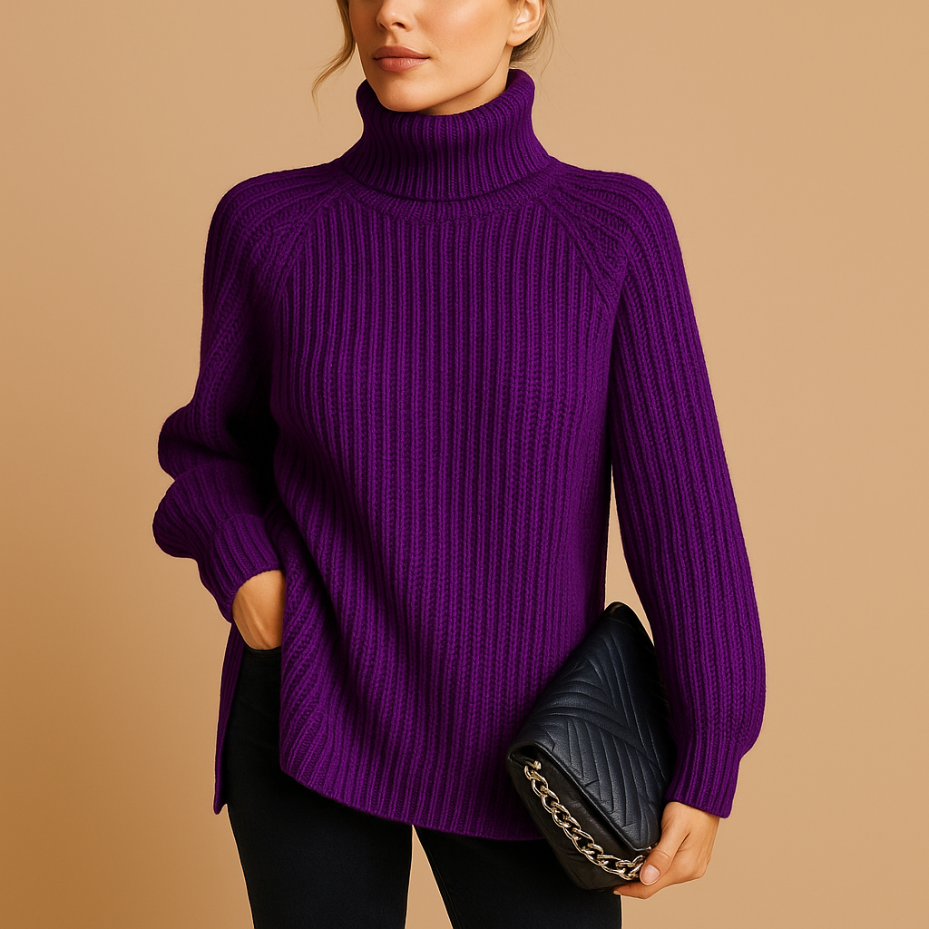 Soft Crew Neck Women's Cashmere Sweater