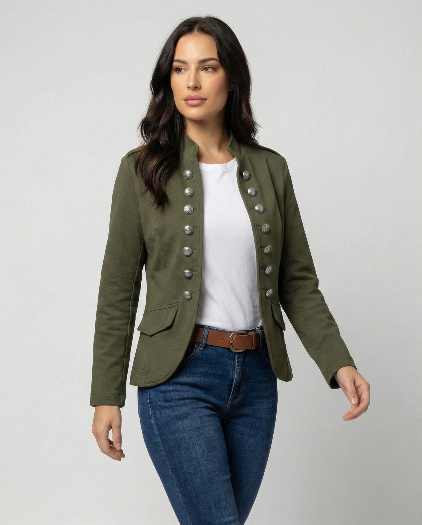 Classic Women's Tailored Blazer Jacket - Luxivelle