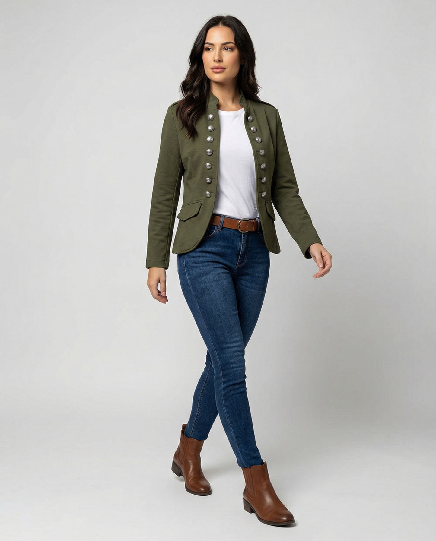 Classic Women's Tailored Blazer Jacket