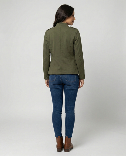 Classic Women's Tailored Blazer Jacket