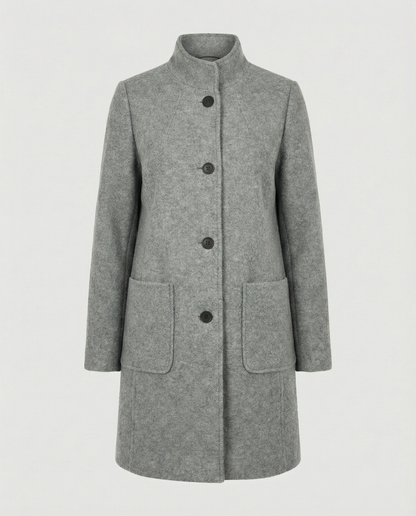 Warm Parka Coat with Faux Fur Collar - Luxivelle