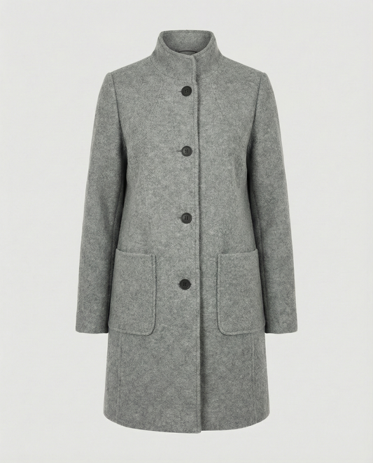 Warm Parka Coat with Faux Fur Collar - Luxivelle