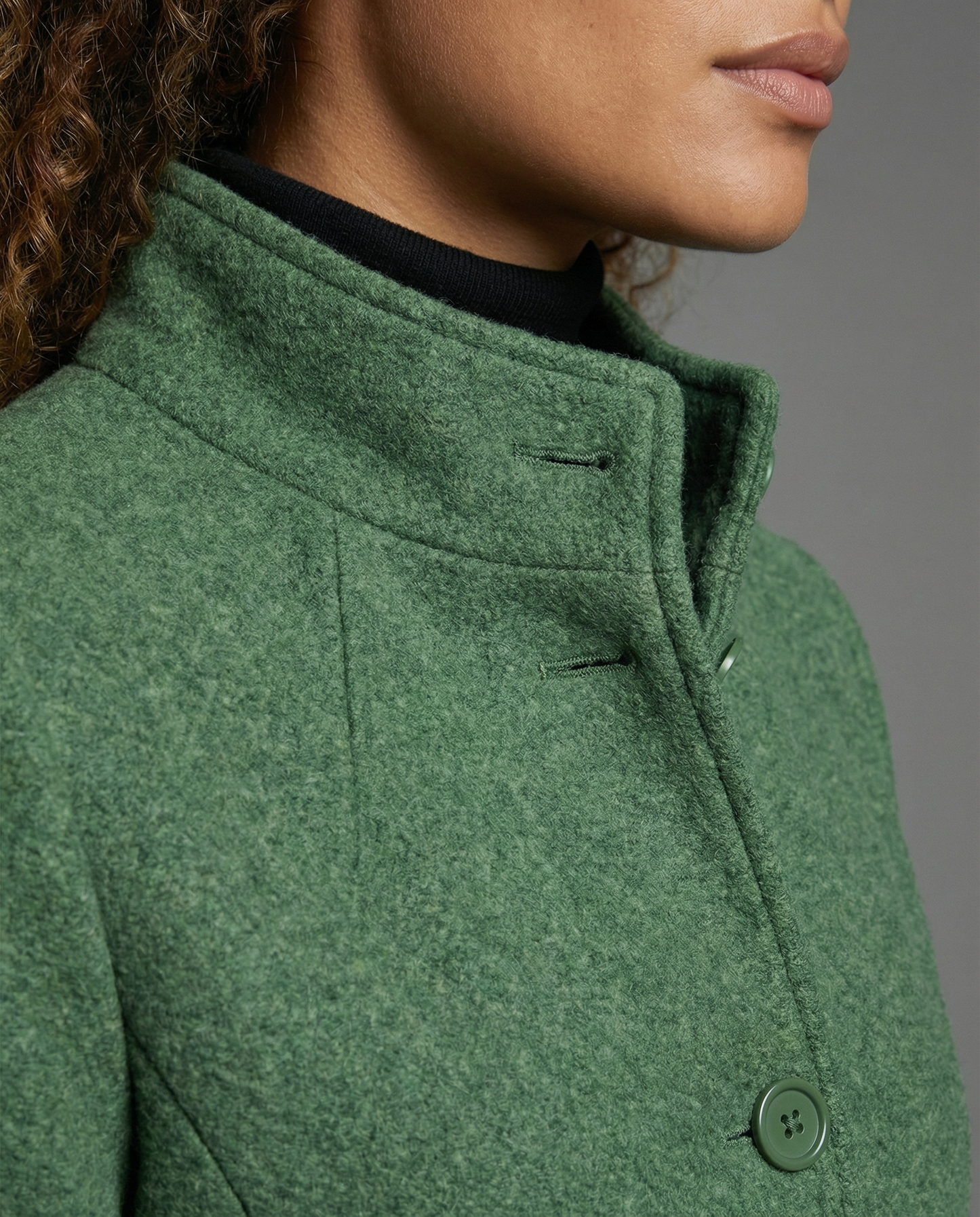 Warm Parka Coat with Faux Fur Collar