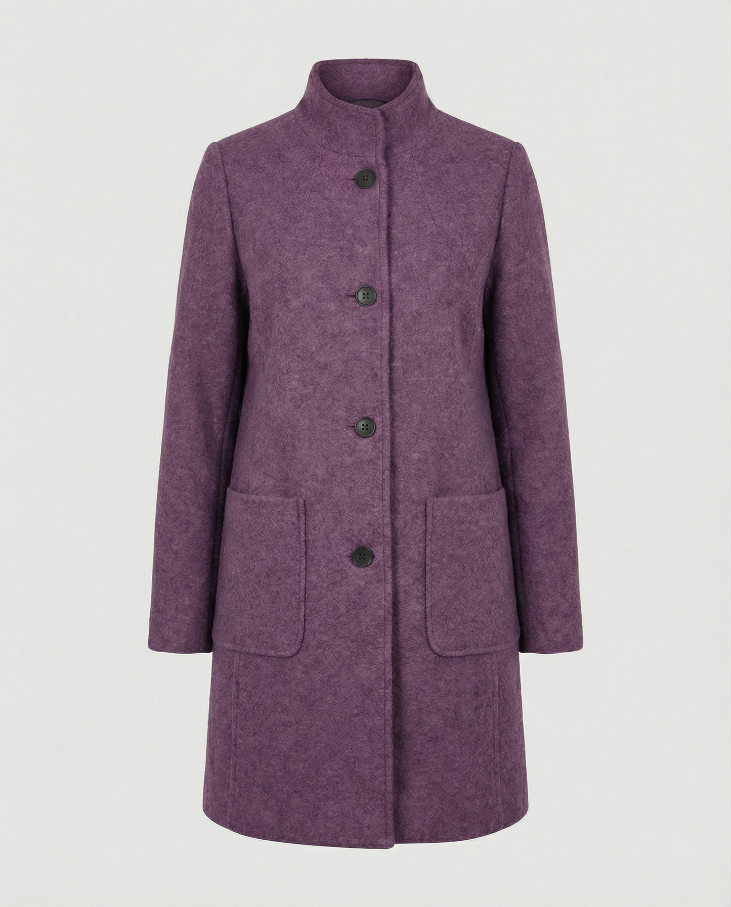 Warm Parka Coat with Faux Fur Collar