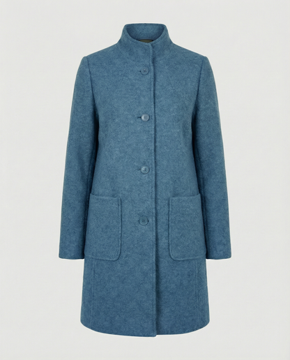 Warm Parka Coat with Faux Fur Collar