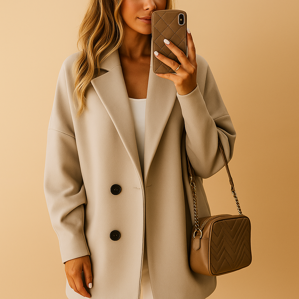 Relaxed Fit Winter Long Coat | Women's Outerwear - Luxivelle
