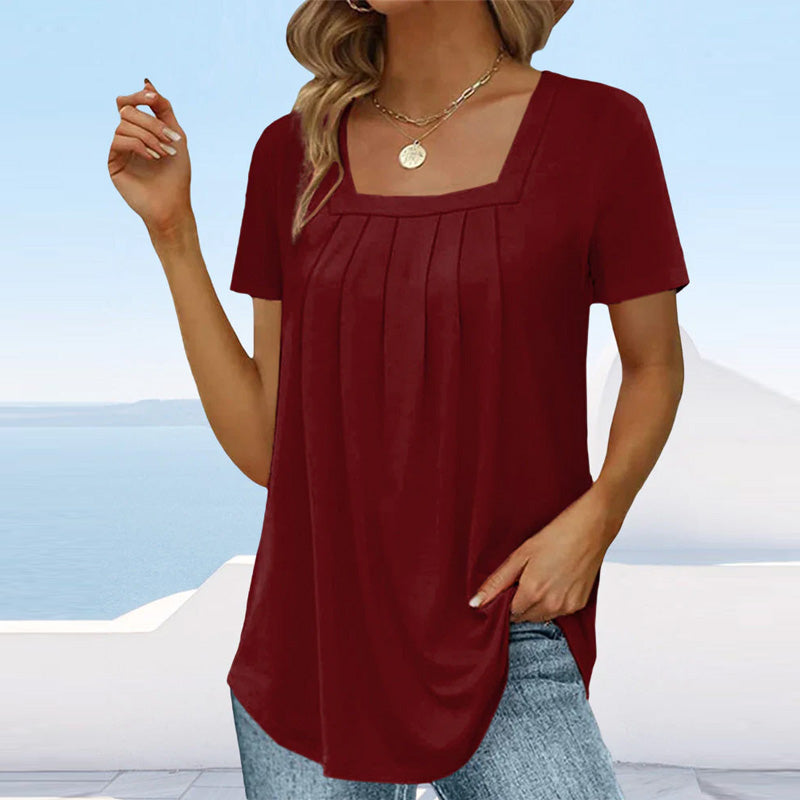Chic Ruffled Women's Blouse