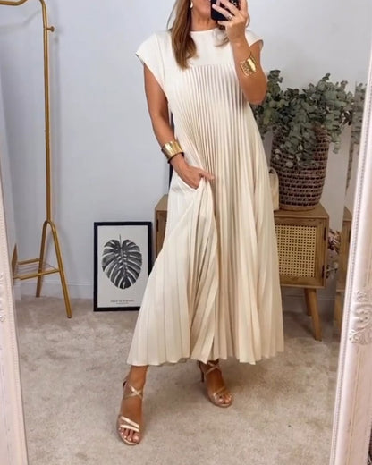 Comfortable Flowy Maxi Dress with Pockets