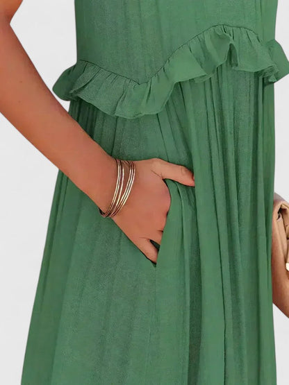 Beautiful Lace Maxi White Dress