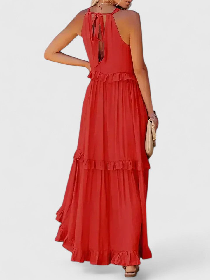 Beautiful Lace Maxi White Dress