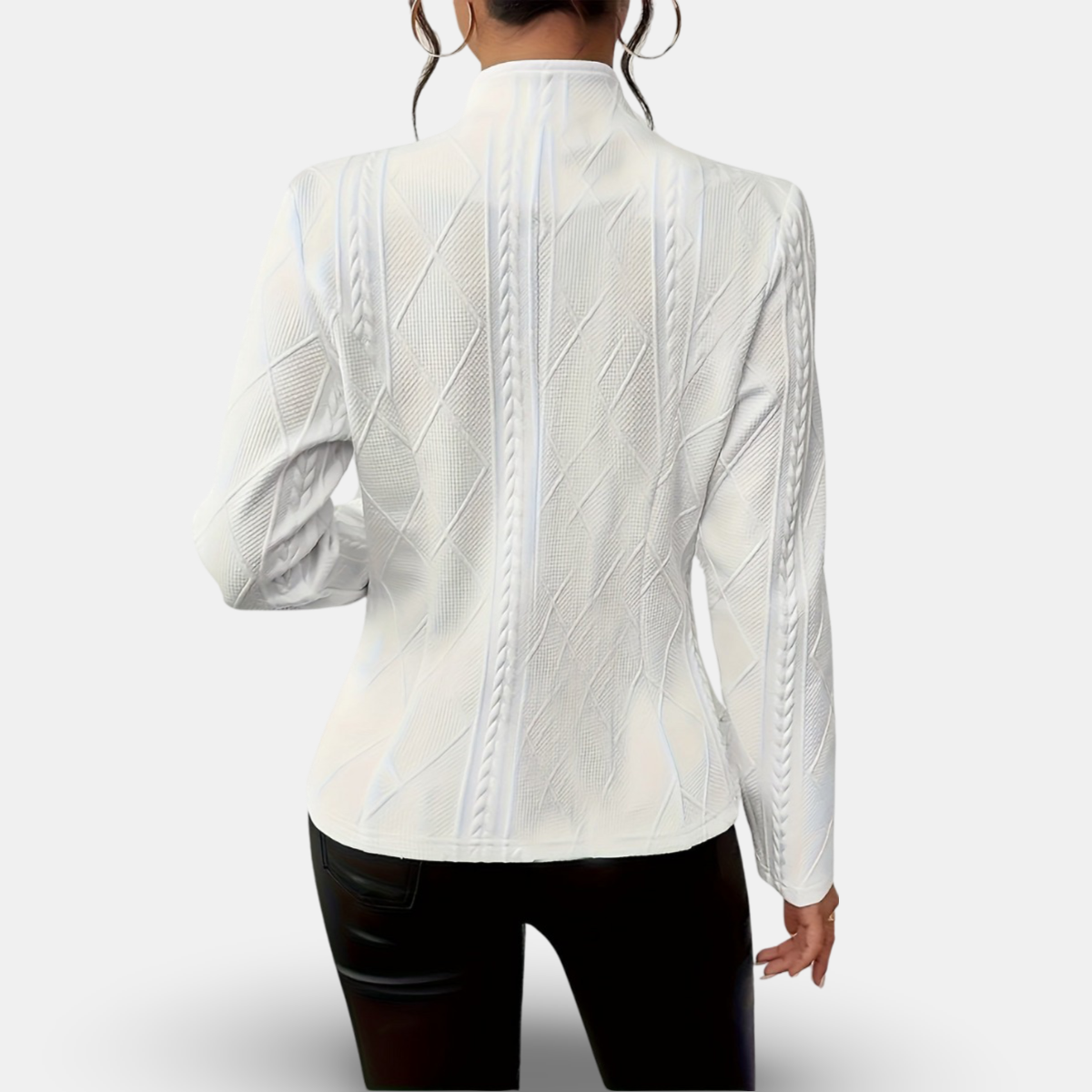 Classic Fit Black Cardigan Sweater