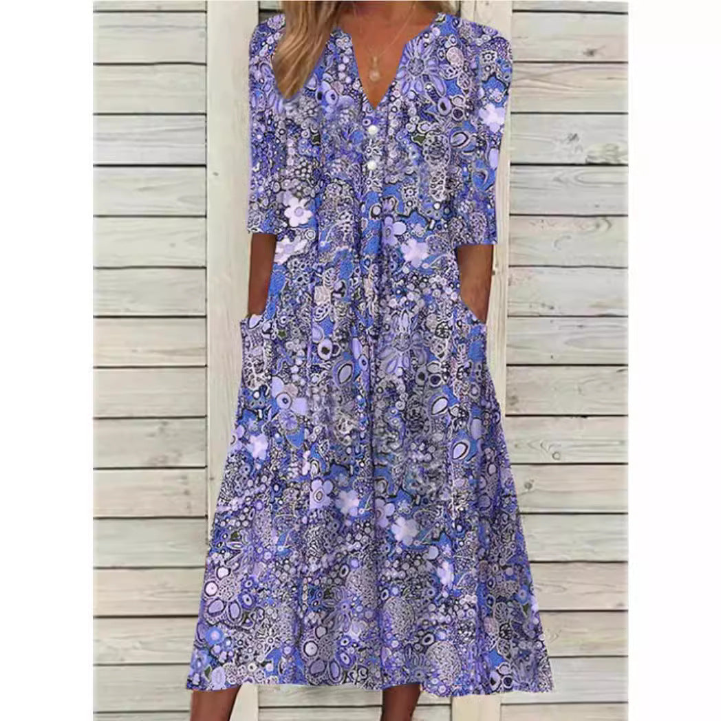 Elegant V-Neck Dress for Any Occasion