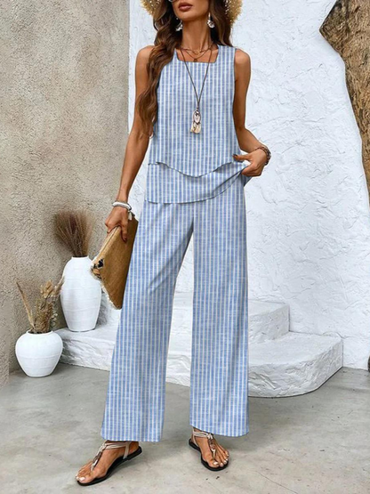 Comfy Women's 2 Piece Summer Pantsuit