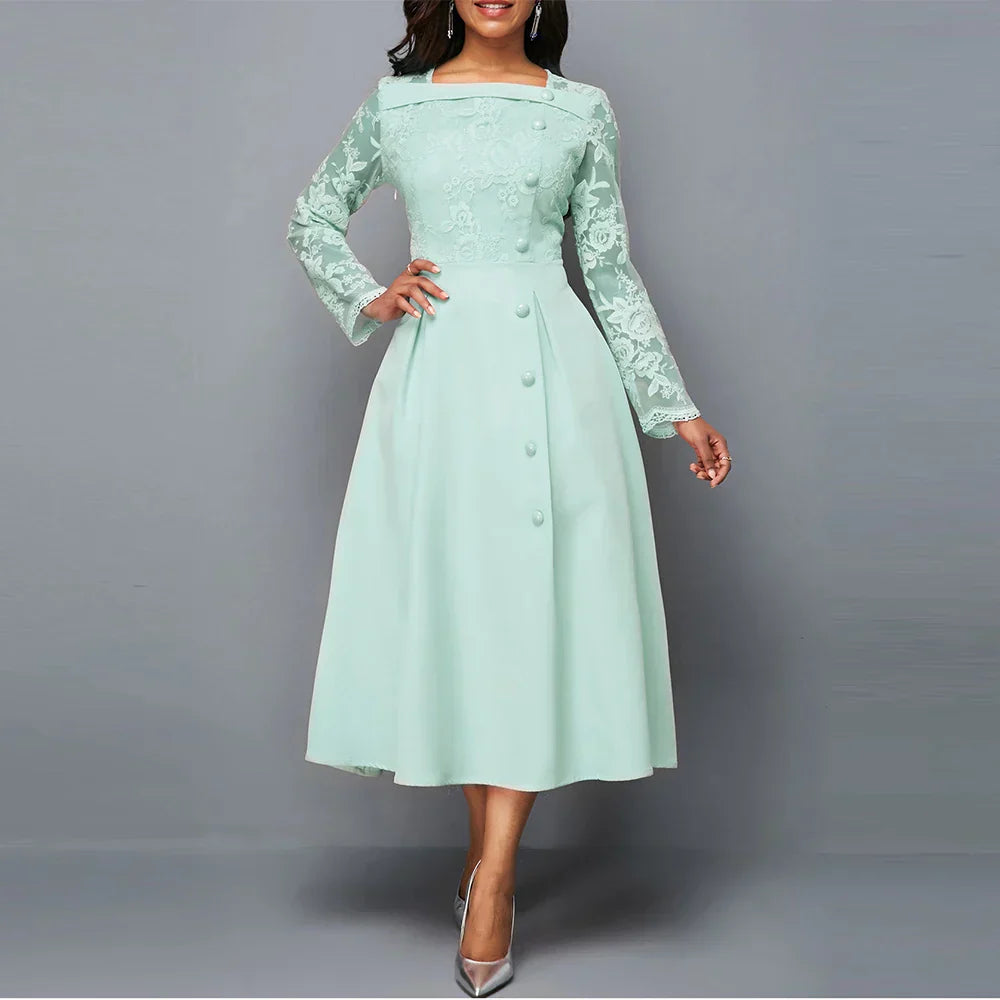 Elegant Evening Party Gown