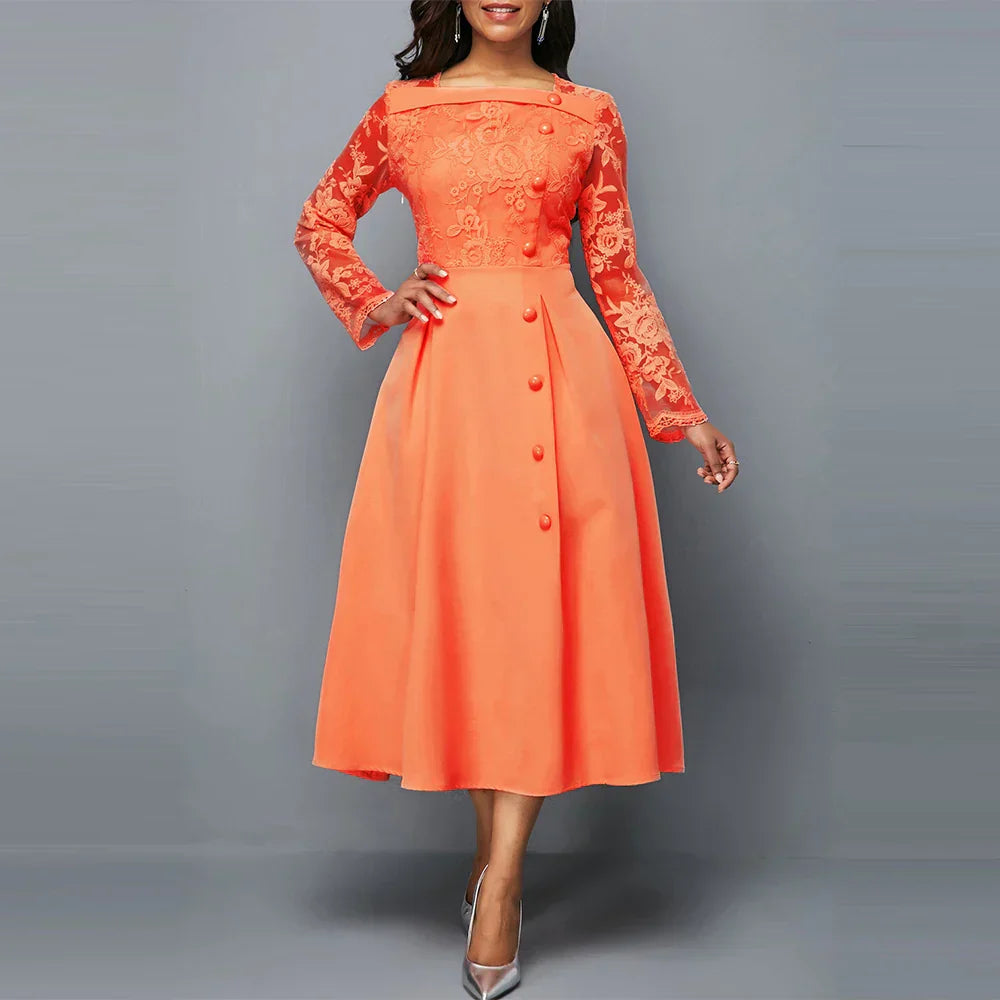 Elegant Evening Party Gown