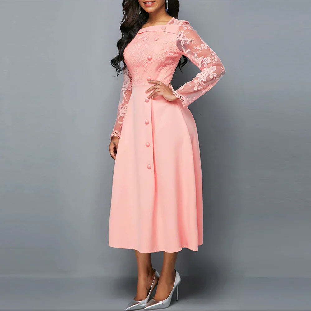 Elegant Evening Party Gown