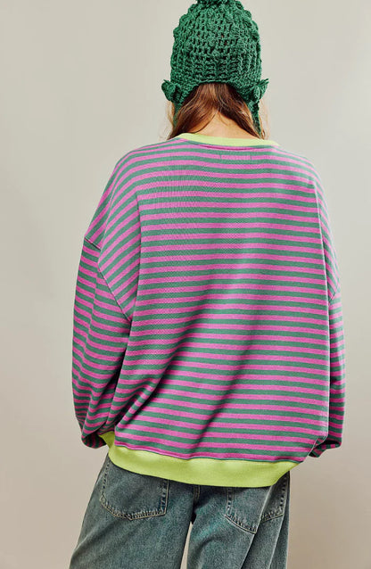 Elena | Trendy and Cozy Oversized Women's Sweatshirt 5