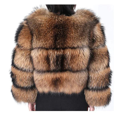 Warm Faux Fur Ladies Winter Coat