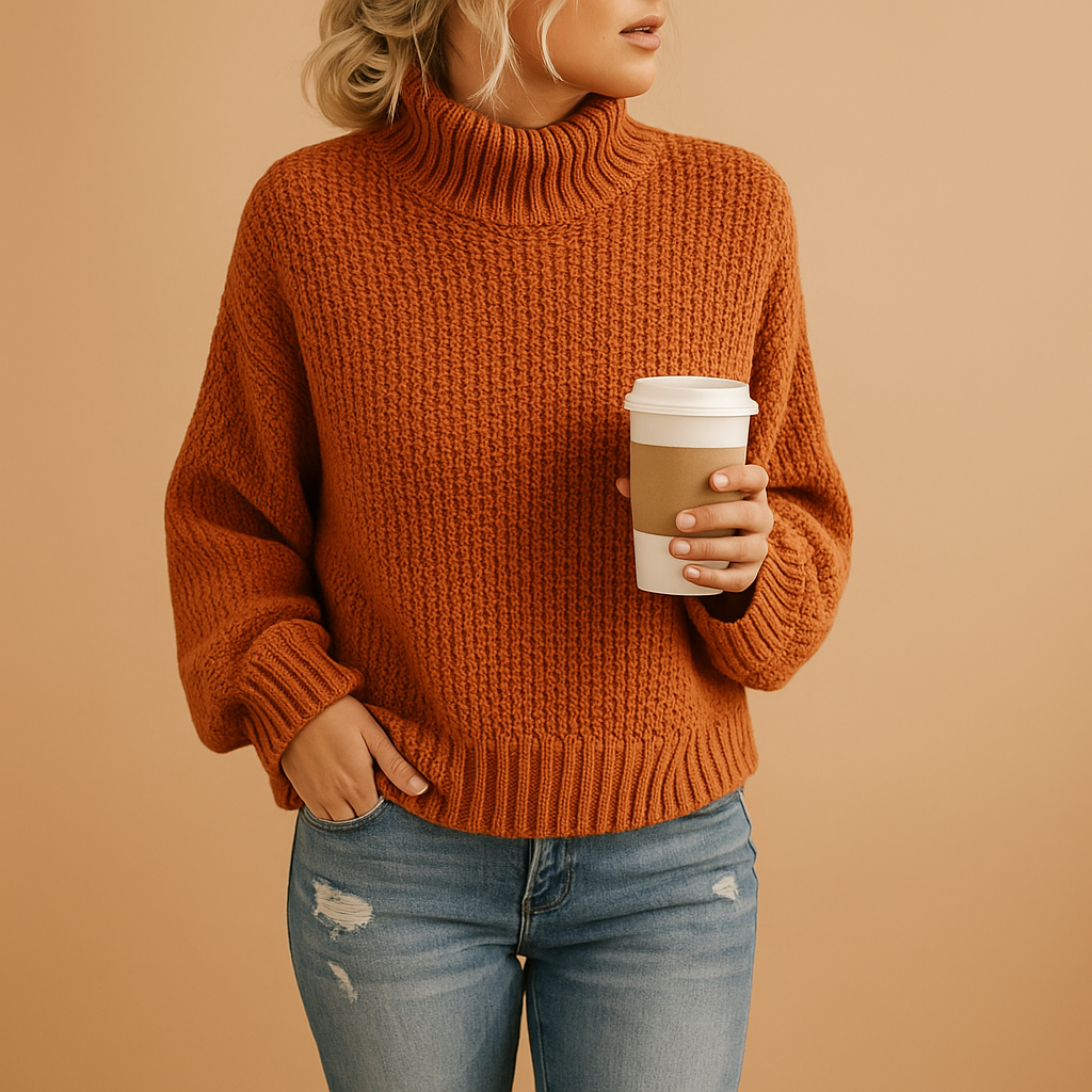 Soft Cozy Women's Knitted Sweater