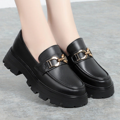 Stylish Leather Women's High Heels