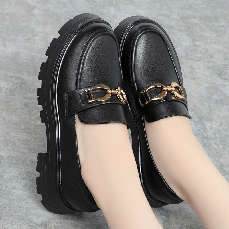 Stylish Leather Women's High Heels