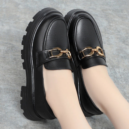 Stylish Leather Women's High Heels