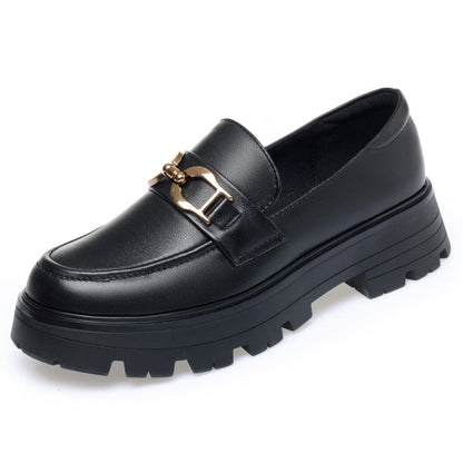 Stylish Leather Women's High Heels