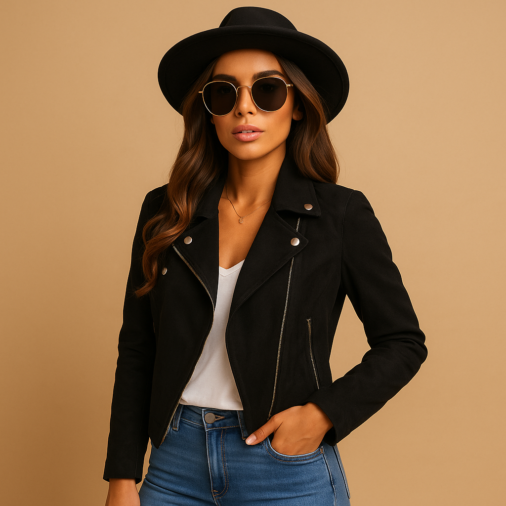Slim Fit Women's Zip Up Coat