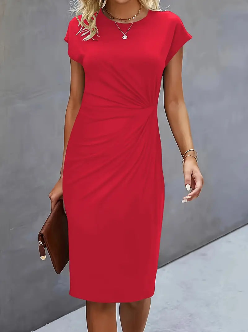 Elegant Women's Knee Length Bodycon Dress