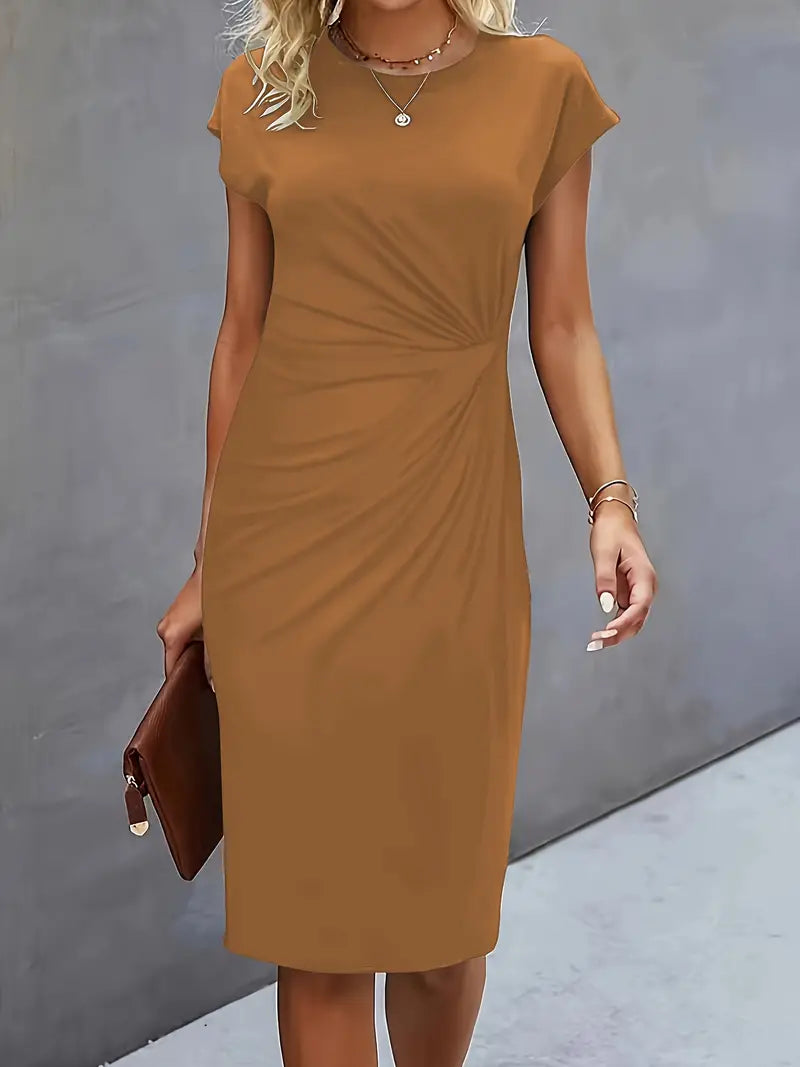 Elegant Women's Knee Length Bodycon Dress