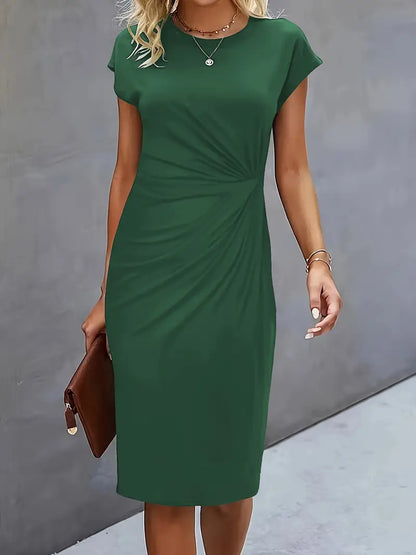 Elegant Women's Knee Length Bodycon Dress