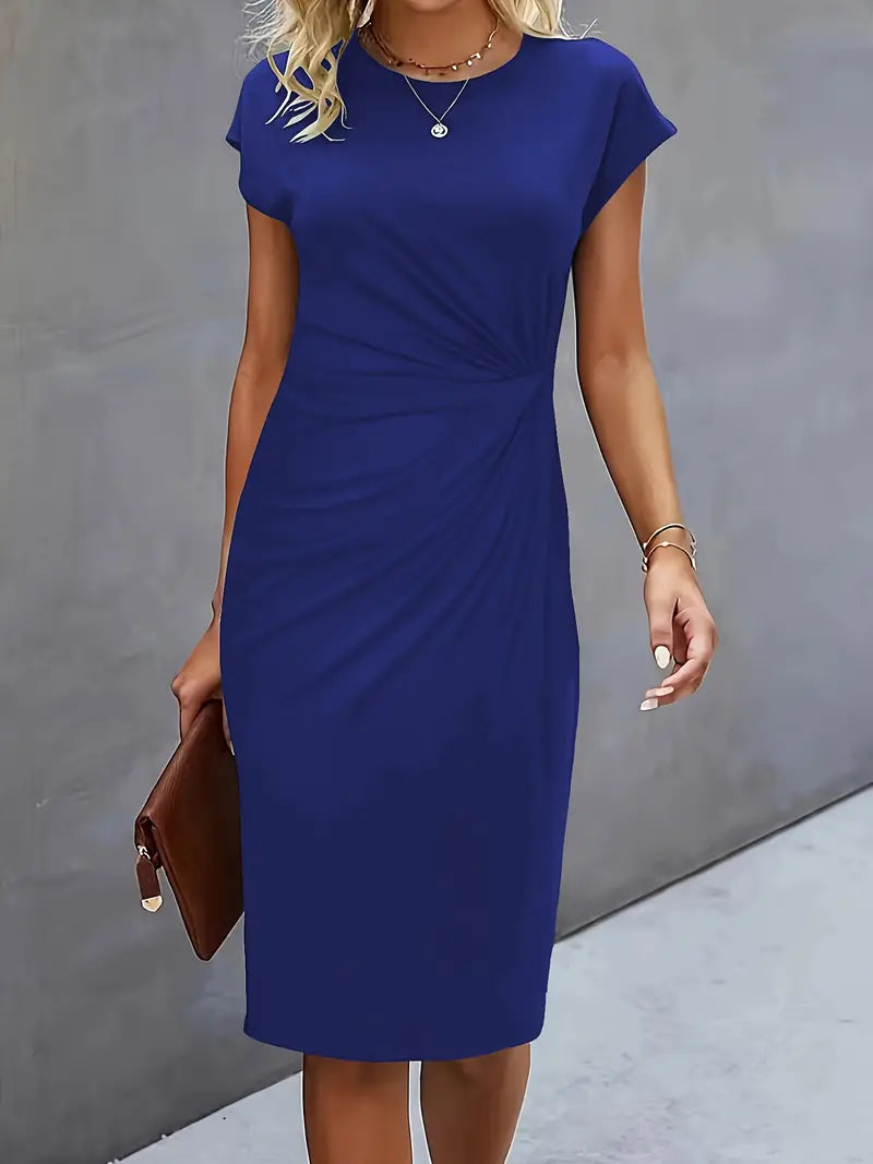 Elegant Women's Knee Length Bodycon Dress