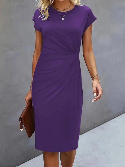 Elegant Women's Knee Length Bodycon Dress