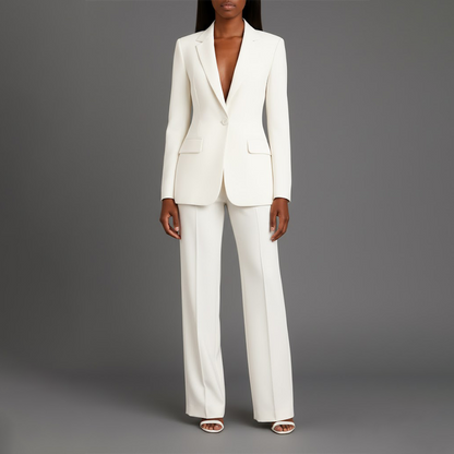 Classic Fit Women's Blazer Suit Set