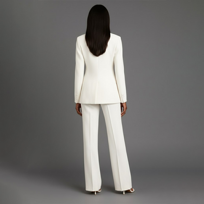 Classic Fit Women's Blazer Suit Set