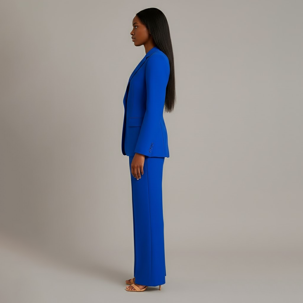 Classic Fit Women's Blazer Suit Set