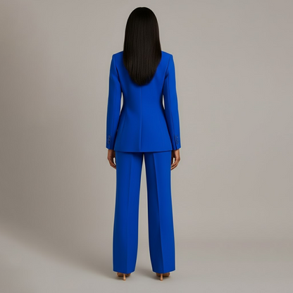 Classic Fit Women's Blazer Suit Set