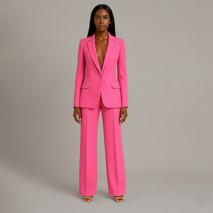 Classic Fit Women's Blazer Suit Set