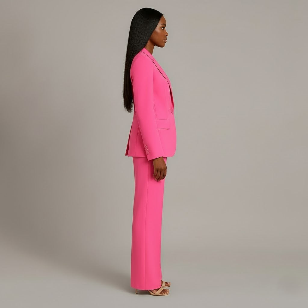Classic Fit Women's Blazer Suit Set