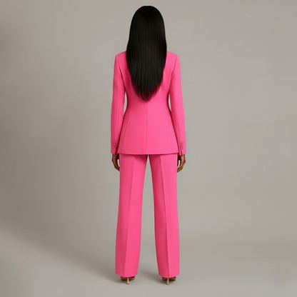 Classic Fit Women's Blazer Suit Set